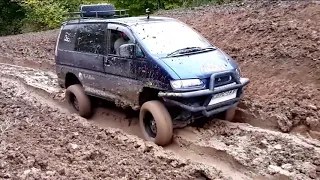 Mitsubishi Delica Японская буханка на бездорожье 4x4 OFF ROAD