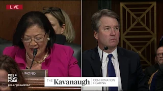 Kavanaugh rejects classmate's 'belligerent' characterization of college years