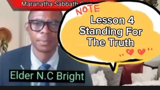 Lesson 4: Standing For The Truth @maranathasabbathschooltv4511