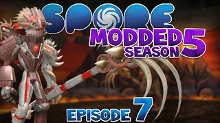 SPORE: Modded - SPEAR-AXE THINGIE!! | Ep7 Season5 - Spore Creature Stage