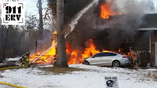 Litchfield and Londonderry Fire Crews Prepare to Knock Down Fire