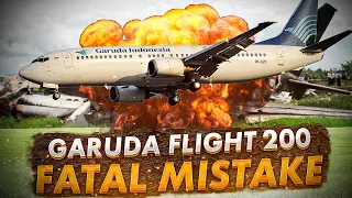 Fatal Mistake Air Crash Boeing 737 Garuda Indonesia Flight 200