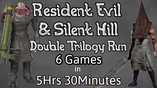 Resident Evil & Silent Hill - Double Trilogy Speedrun - 6 Games in a row