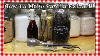 How to Make Vanilla Extract ~ Vanilla Extract Recipe ~ Homemade Vanilla Extract ~ Noreen's Kitchen