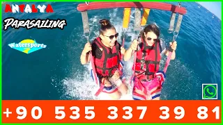 We did Parasailing and Went on the jet ski Amazing | Water Sports Antalya / Turkey