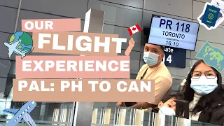 Our FLIGHT EXPERIENCE | Philippine Airlines direct flight from Philippines to CANADA