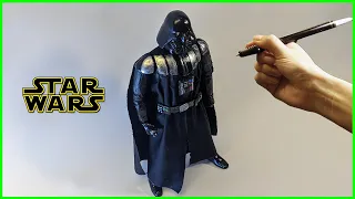 [3D PEN] Making Darth Vader Action figure | 스타워즈 다스베이더 액션피규어 만들기