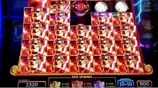 ZEUS UNLEASHED Slot Machine Max Bet Bonus & BIG WINS - GREAT SESSION | Live Slot Play w/NG Slot