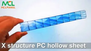 X-structure polycarbonate hollow sheet#PC sheet#PC hollow sheet