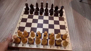 Шахматы. Отличный мат в дебюте. Самая простая шахматная ловушка.