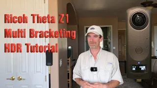 Ricoh Theta Z1 Multi Bracketing HDR Tutorial - Shoot, Offload, HDR, & Stitching