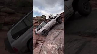 Toyota Landcruiser off-roading at Moab