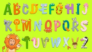The English Alphabet Song for Kids with Funny Animals