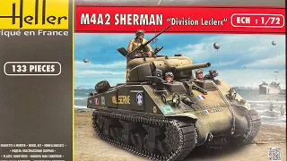 Unboxing M4A2 SHERMAN-Heller 1/72