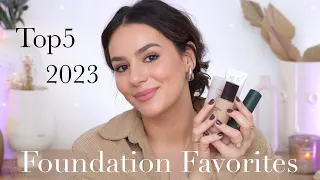 TOP 5 FOUNDATIONS OF 2023: Application + Review || Tania B Wells