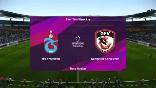 PES 2020 | Trabzonspor vs Gaziantep - Turkey Super Lig | 19 October 2019 | Full Gameplay HD