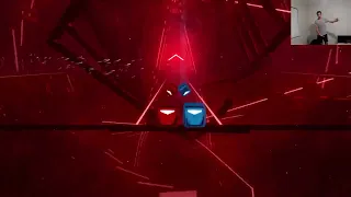 playing beat saber without a vr headset!?!?