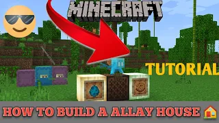 💙 👼 [Minecraft Cute Allay House Build Tutorial]