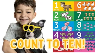 Numbers 1-10 | Counting Fun with Xyanny : Learn to Count from 1 to 10!
