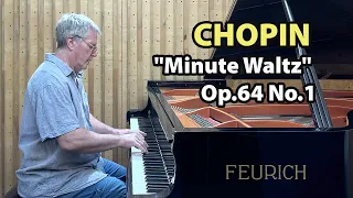 Chopin "Minute Waltz" Op.64 No.1 - P. Barton, FEURICH piano