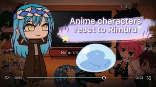 Anime characters react to each others || 5 & 5,5/11 || Rimuru || 🇺🇸/🇫🇷 ||
