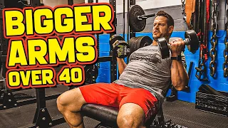 5 Exercises to Get Bigger Arms 💪 for Men Over 40 (with Light Weight!)