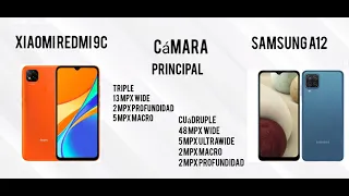 Xiaomi redmi 9c vs Samsung a12 | frente a frente |