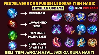 FUNGSI DAN PENJELASAN LENGKAP ITEM MAGIC ATTACK DI MOBILE LEGENDS TERBARU AGAR DAMAGE SAKIT BANGET