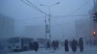 -51°C in Yakutsk City, Siberia / Russia. Yakutsk Weather.