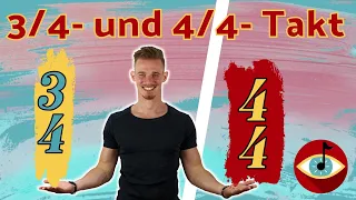 3/4- und 4/4- Takt praktisch erklärt