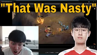 Doublelift Shocked by T1 Zeus Outplays