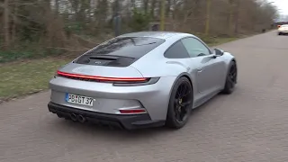 2022 Porsche 992 GT3 Touring - Start, Revs & Accelerations!