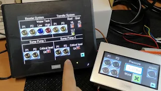 PLC/HMI Remote Monitoring Control Panel Demo