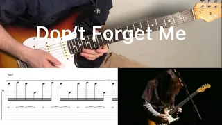 RHCP - Don’t Forget Me Live (guitar cover with tabs & chords)