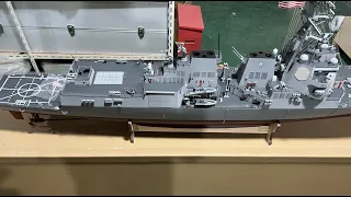 Upgraded Version of Arkmodel 1/96 Admiral Arleigh Burke IIA Class Missile Destroyer