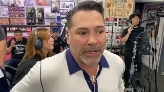 OSCAR DE LA HOYA BRUTALLY HONEST ON RYAN GARCÍA vs GERVONTA TANK DAVIS REMATCH