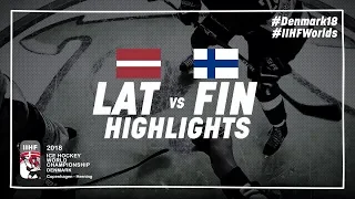 Game Highlights: Latvia vs Finland May 6 2018 | #IIHFWorlds 2018