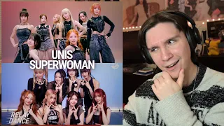 DANCER REACTS TO UNIS(유니스) 'SUPERWOMAN' [BE ORIGINAL] & RELAY DANCE