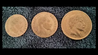 Gold coin "5,10,20 Francs/Napoleon III." (France)
