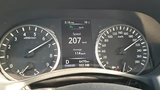 Infiniti Q50 3.0t 300bhp acceleration top speed