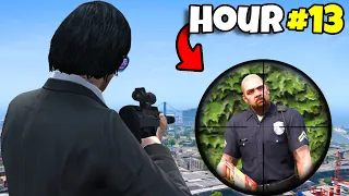 I Spent 24 Hours As a Hitman Hunting Cops in GTA