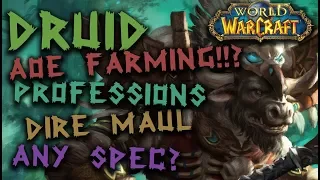 Resto Druid AOE gold farming?! | DME Jump runs | Tribute stealth runs | How to farm gold as a druid