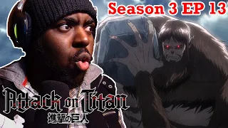 MONKE GOT THE GANG OUTSIDE - Attack On Titan Season 3 Episode 13 Reaction