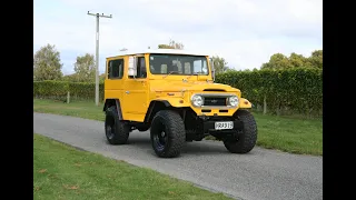 1977 Toyota Landcruiser FJ40 with Corvette V8 - Walk Around and Engine Start