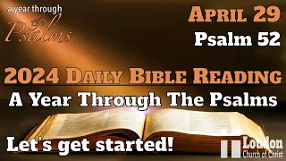 2024 Daily Bible Reading - April 29