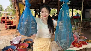 🇱🇦🇹🇭สาวลาว ชื้องู ทำอบงู ให้หนุ่มไทย