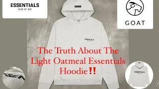 The Truth About The Light Oatmeal Essentials Hoodie‼️