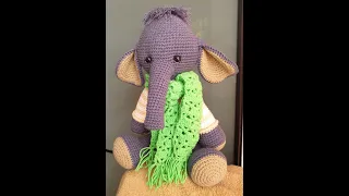 Слоник Габи - 34см   2 Часть/Elephant Gabi - 34cm 2 Part