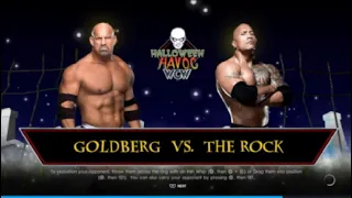 WWE 2K22 | GOLDBERG  vs THE ROCK ( HALLOWEEN HAVOC)