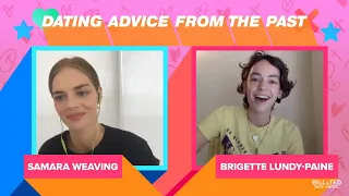 Samara Weaving & Brigette Lundy-Paine React to Dating Advice with Tinder